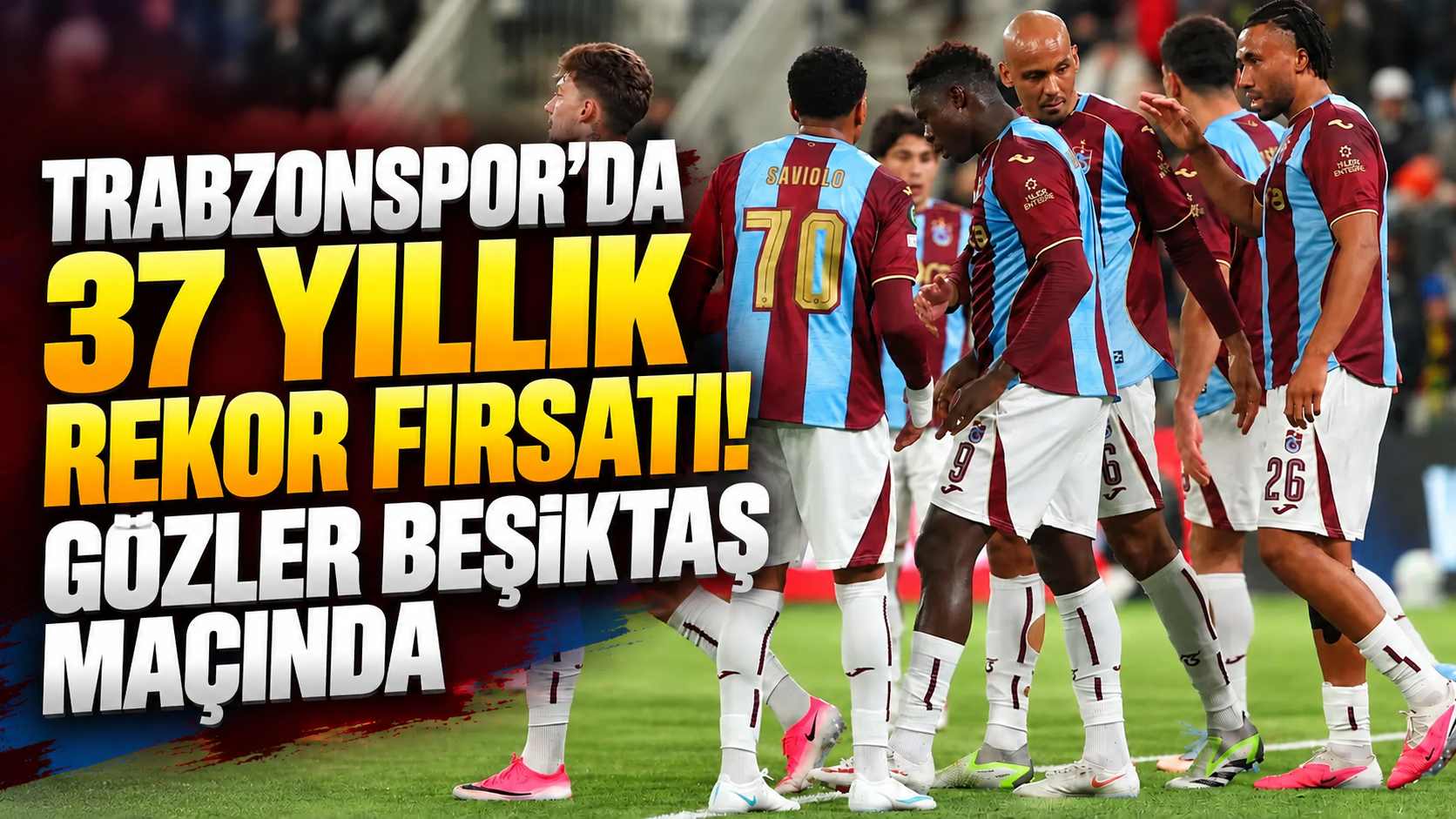 Trabzonspor'da 37 yıllık rekor fırsatı! Gözler Beşiktaş maçında