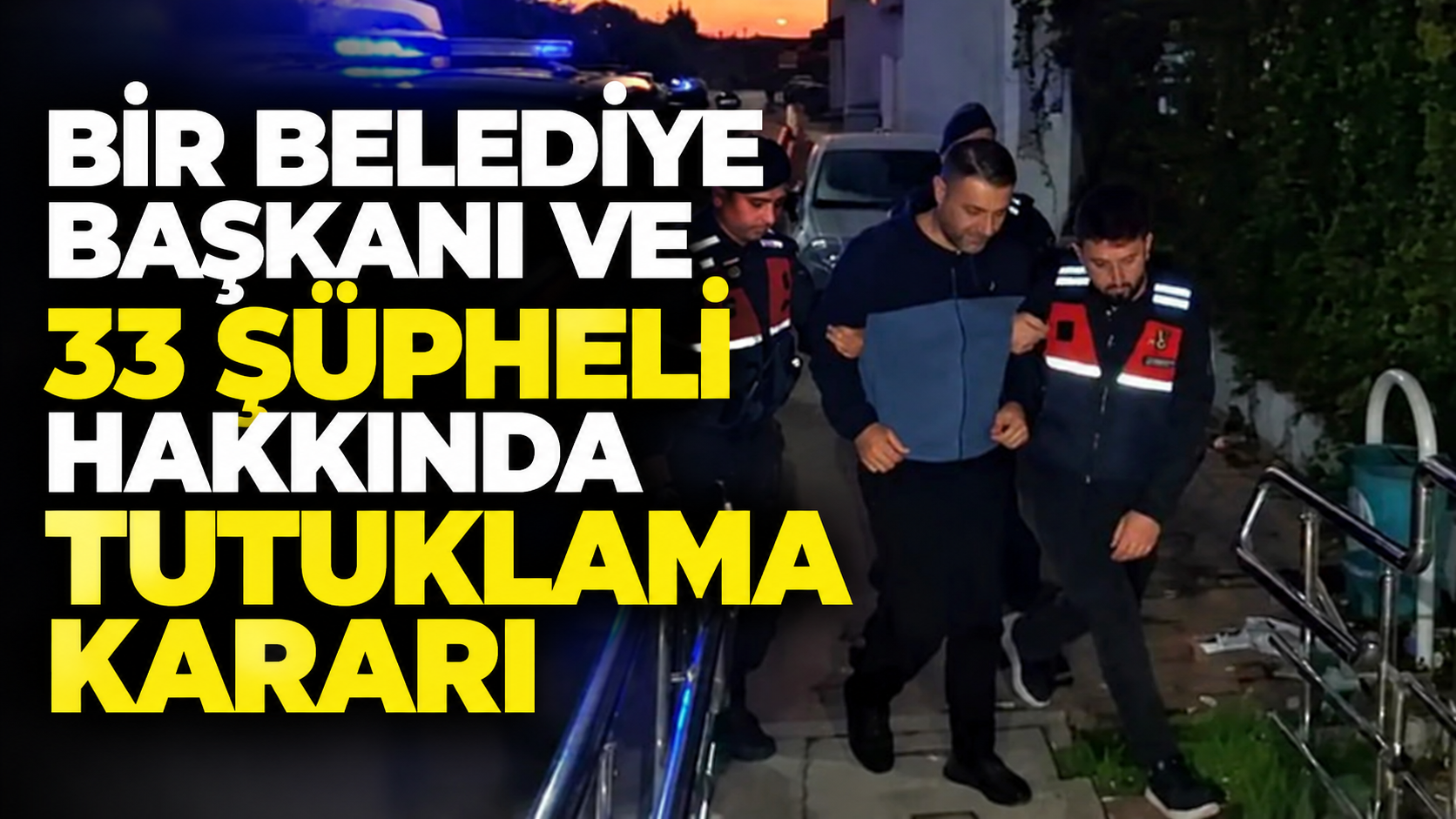 Çukurova Belediye Başkanı Emrah Kozay ve 33 Şüpheli Tutuklandı