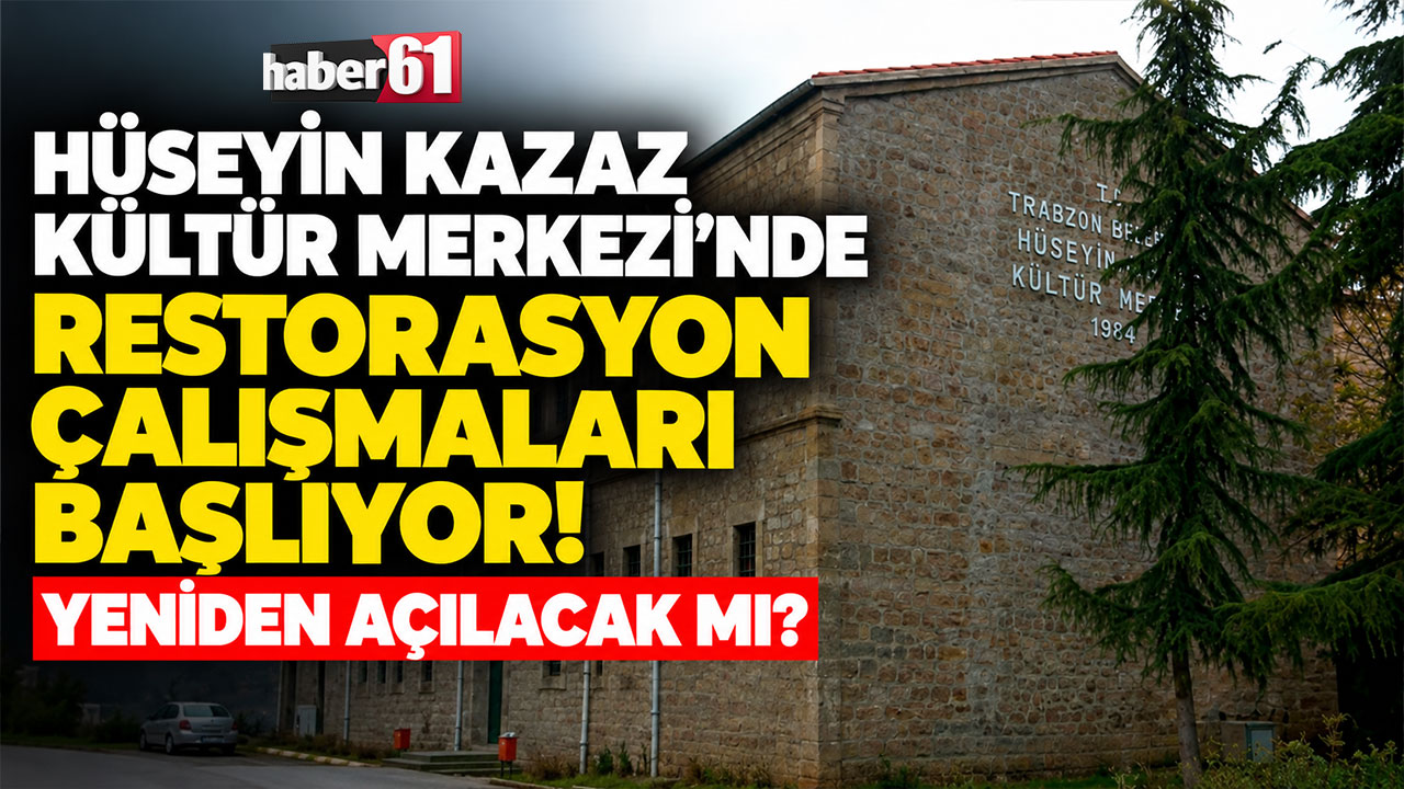 Hüseyin Kazaz Kültür Merkezi'nde restorasyon çalışmaları başlıyor! Yeniden açılacak mı?
