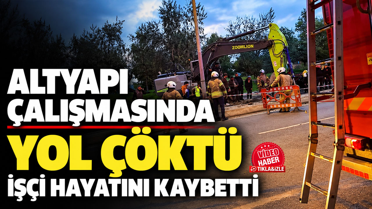 Bayrampaşa’da yol çöktü: İşçi hayatını kaybetti