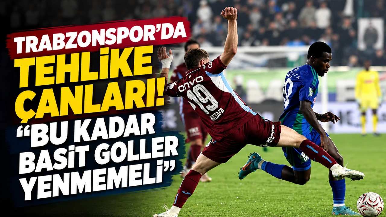 Trabzonspor’da tehlike çanları! “Bu kadar basit goller yenmemeli”