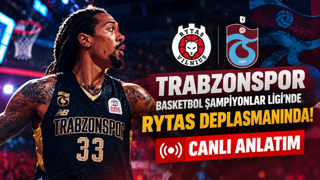 Trabzonspor, Basketbol Şampiyonlar Ligi'nde Rytas deplasmanında! CANLI ANLATIM