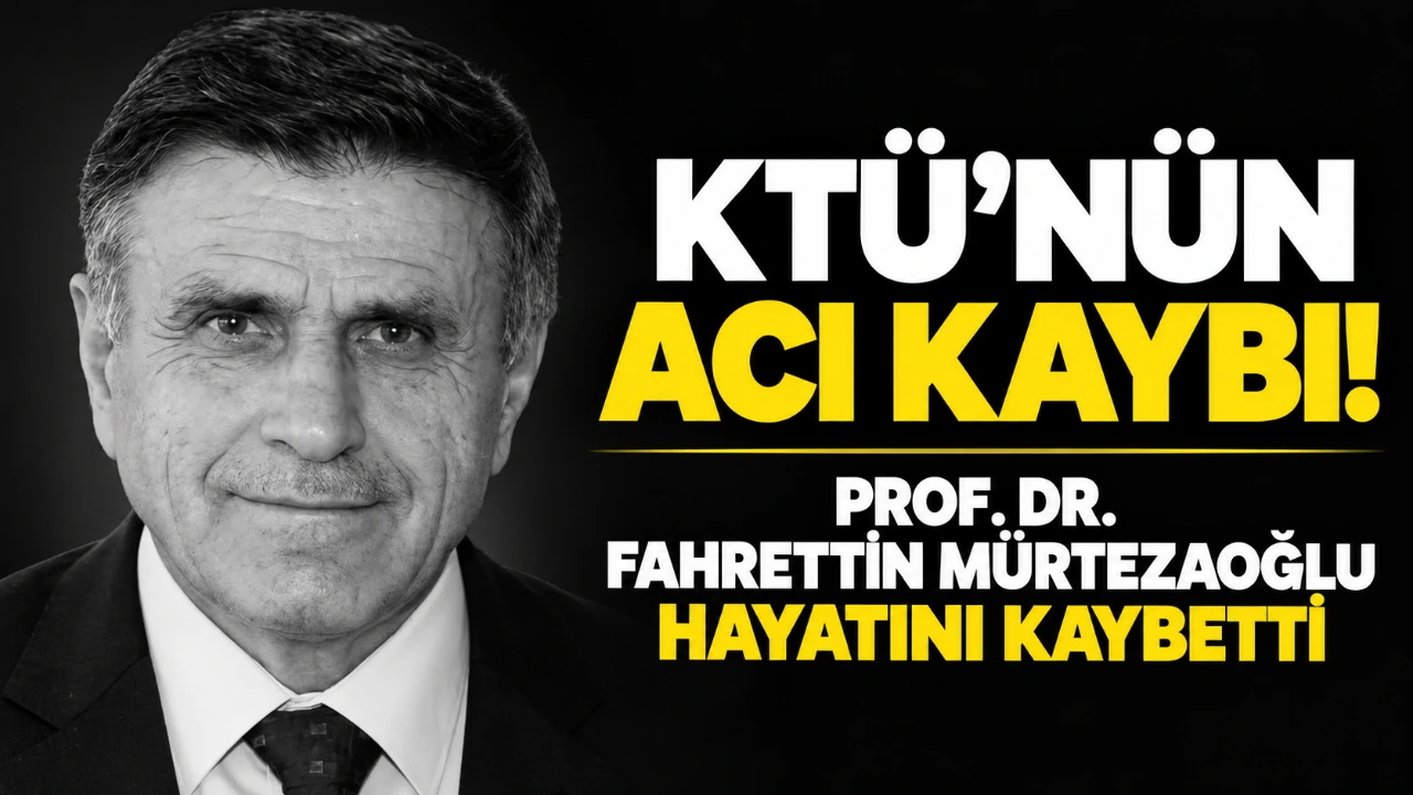 KTÜ'nün acı kaybı! Prof. Dr. Fahrettin Mürtezaoğlu hayatını kaybetti