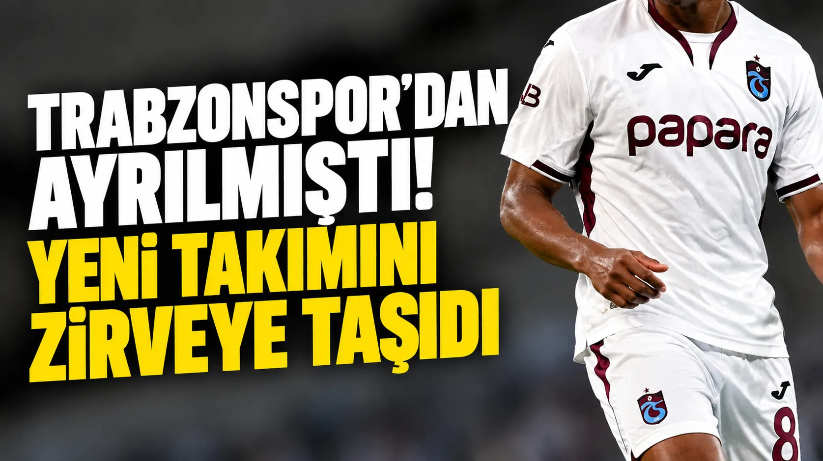 Trabzonspor'dan ayrılmıştı! Yeni takımını zirveye taşıdı