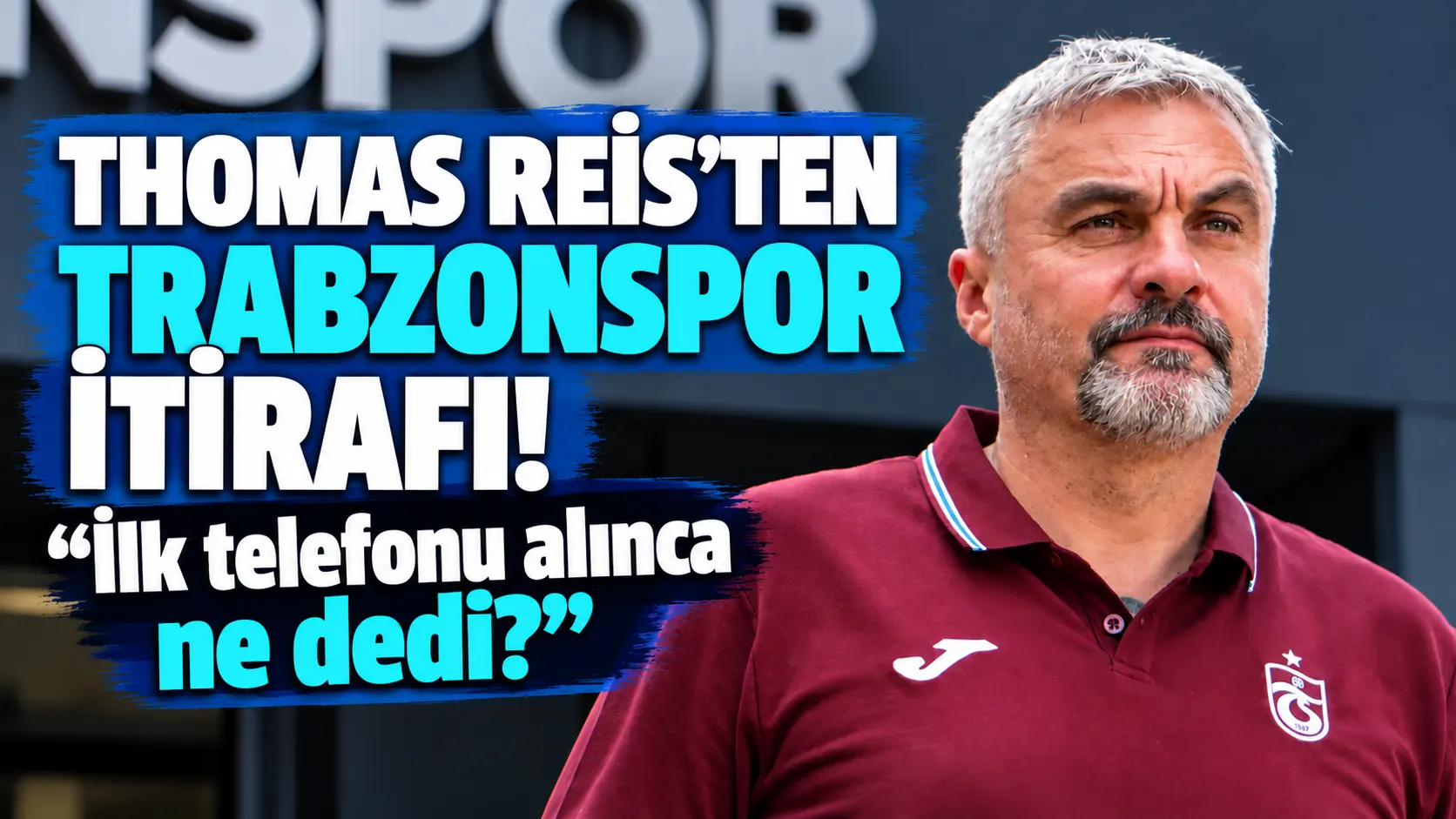 Thomas Reis'ten Trabzonspor itirafı! İlk telefonu alınca ne dedi?