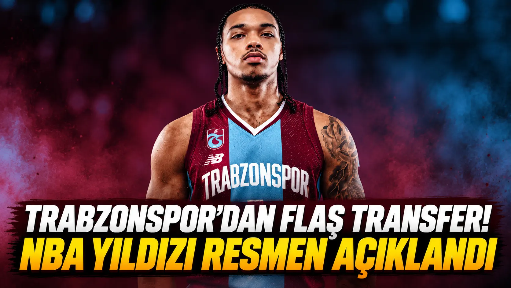 Trabzonspor'dan flaş transfer! NBA yıldızı resmen açıklandı