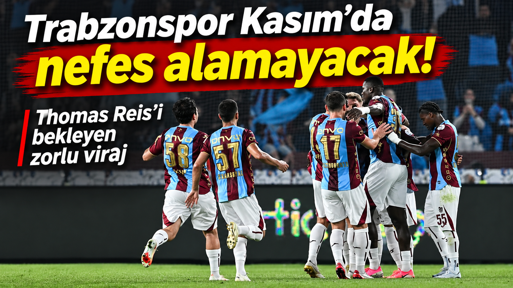 Trabzonspor Kasım'da nefes alamayacak! Thomas Reis'i bekleyen zorlu viraj