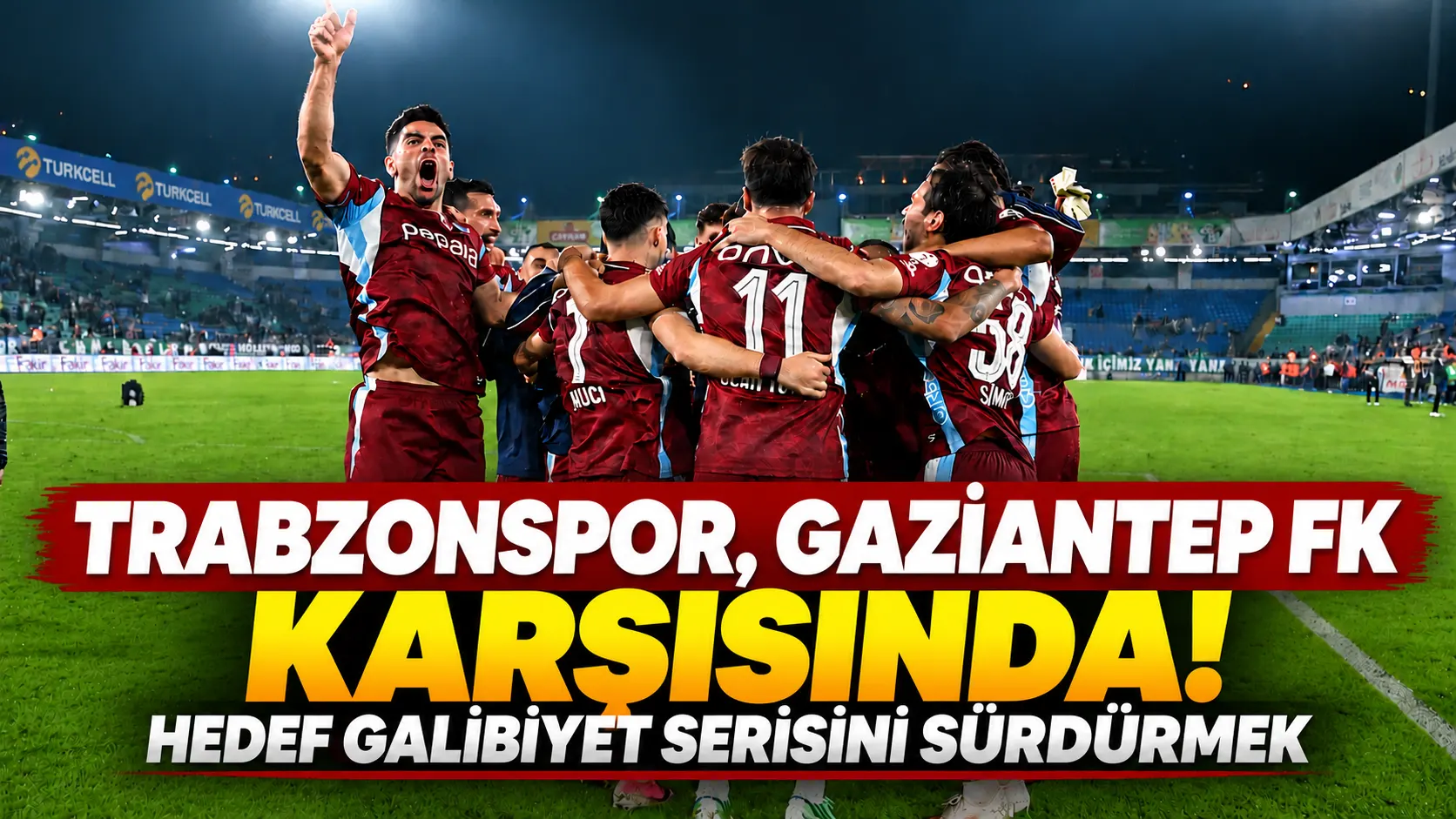 Trabzonspor, Gaziantep FK karşısında! Hedef galibiyet serisini sürdürmek