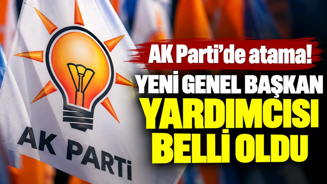 AK Parti'de atama! Yeni genel başkan yardımcısı belli oldu