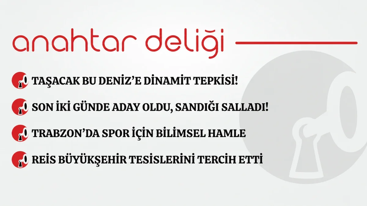 Anahtar Deliği 04.10.2026 - Taşacak Bu Deniz’e dinamit tepkisi!