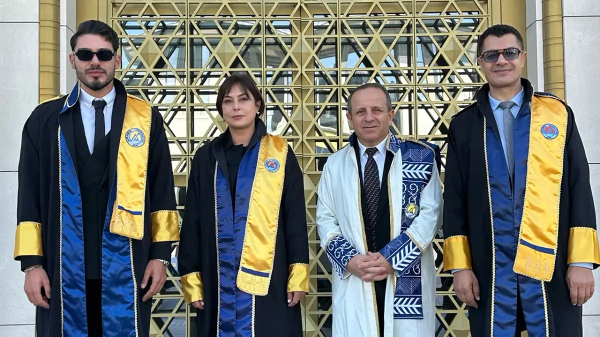 Avrasya Üniversitesi heyeti, Cumhurbaşkanlığı Külliyesi’ndeki Akademik Yıl Açılış Töreni’ne katıldı