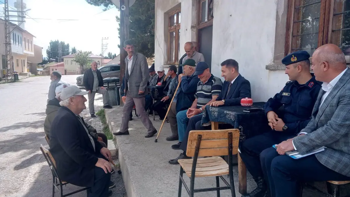 Aydıntepe Kaymakamı yıldırım köylerde vatandaşlarla buluştu