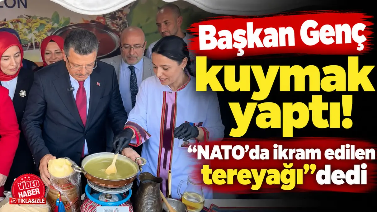 Başkan Genç kuymak yaptı! “NATO’da ikram edilen tereyağı” dedi