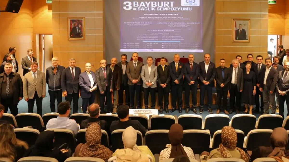 Bayburt Sağlık Sempozyumu sona erdi: Sağlık ve afetler ele alındı