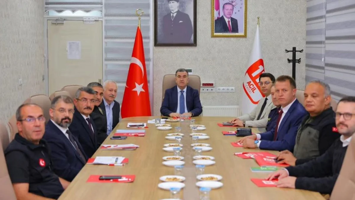 Bayburt’ta 112 Acil Çağrı Merkezi için koordinasyon toplantısı