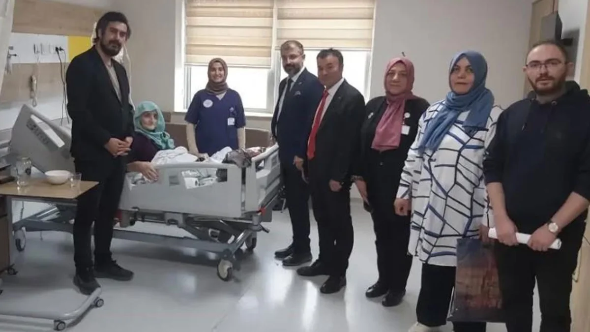 Bayburt’ta Hasta Hakları Günü’nde hastalara anlamlı ziyaret