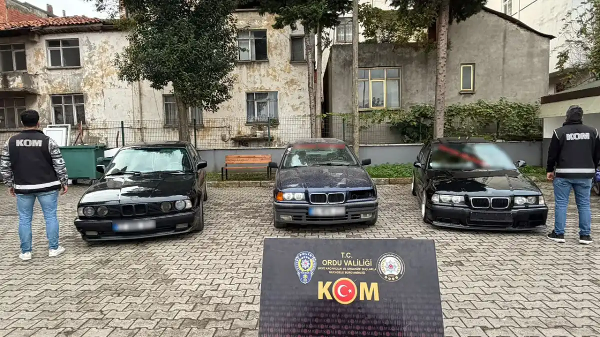 Ordu’da araç oyununu polis bozdu! 6 araca el konuldu