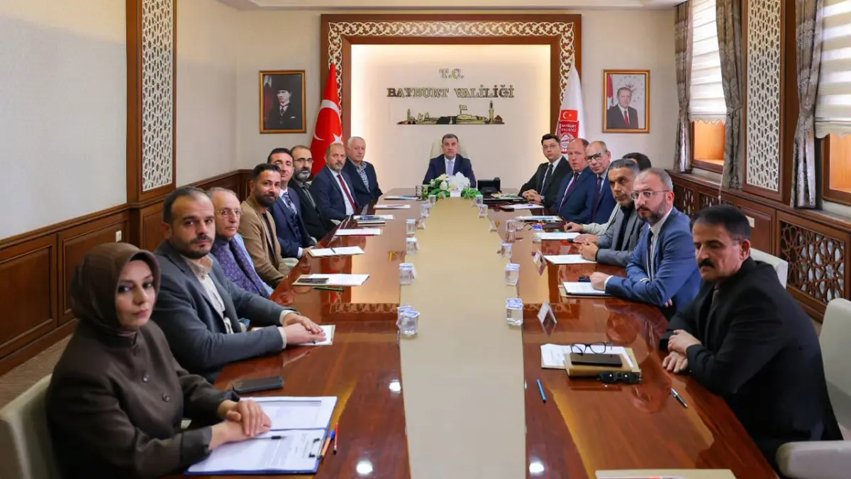 Bayburt’un turizm ve kültürel mirası toplantıda ele alındı