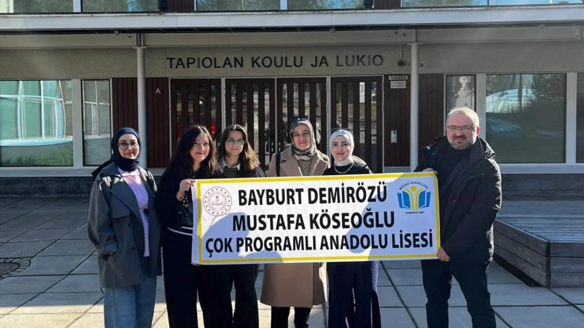 Bayburtlu öğretmen ve öğrenciler Finlandiya’da eğitim faaliyetlerine katıldı