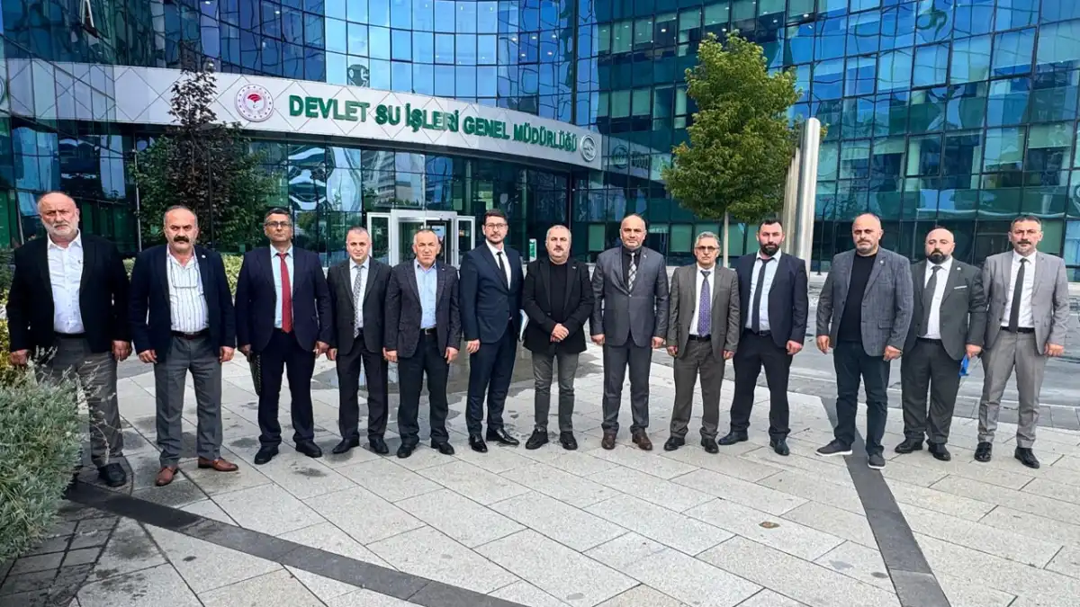 Beşikdüzü muhtarlarından Ankara çıkarması! İlçenin sorunları DSİ’ye iletildi