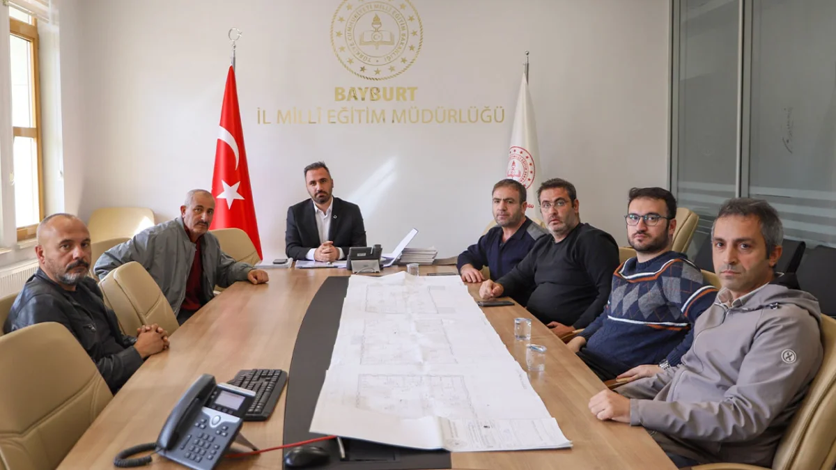 Bayburt’ta Dede Korkut Öğrenci Yurdu için teknik toplantı yapıldı