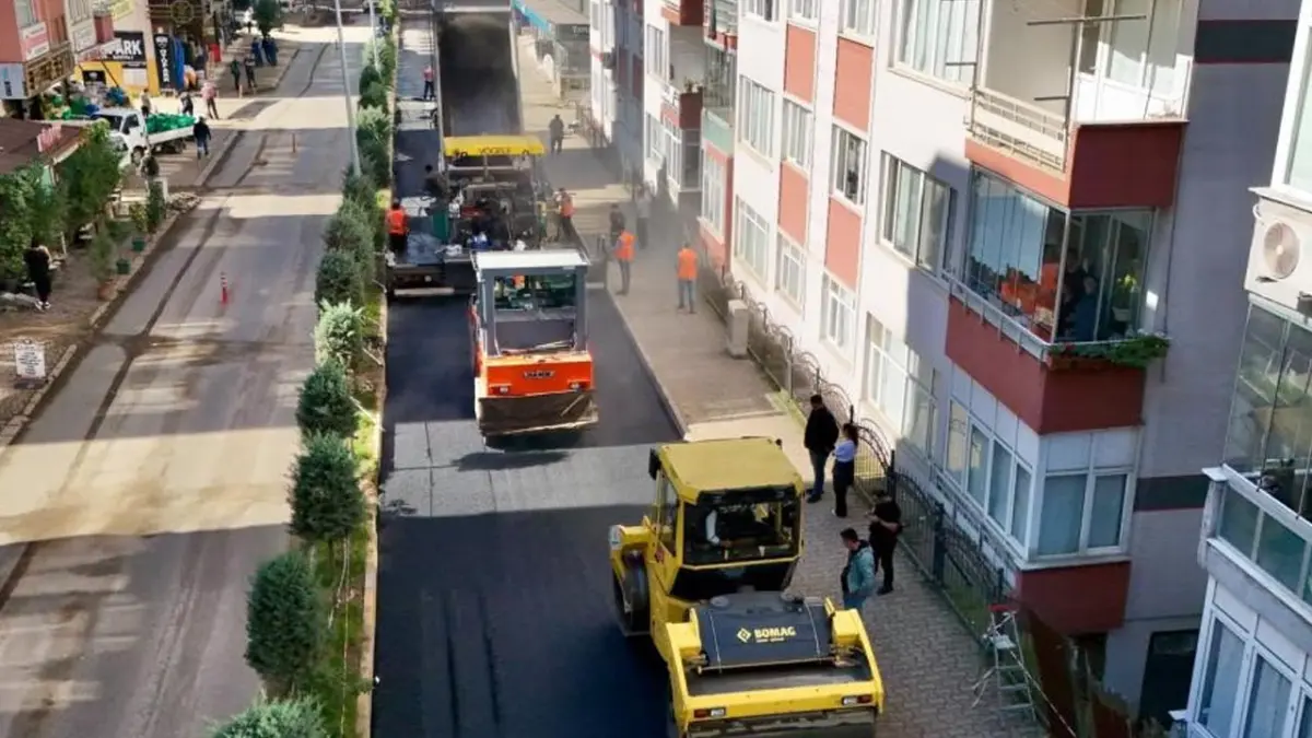 Giresun’da yollar yenileniyor! 5 cadde ve sokakta asfalt çalışması