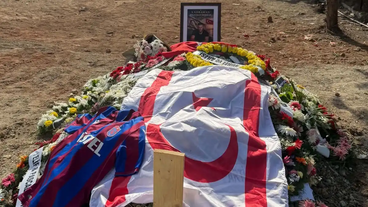 Girne gemi faciasında hayatını kaybeden Süleyman Erdoğan'a Trabzonspor formasıyla veda