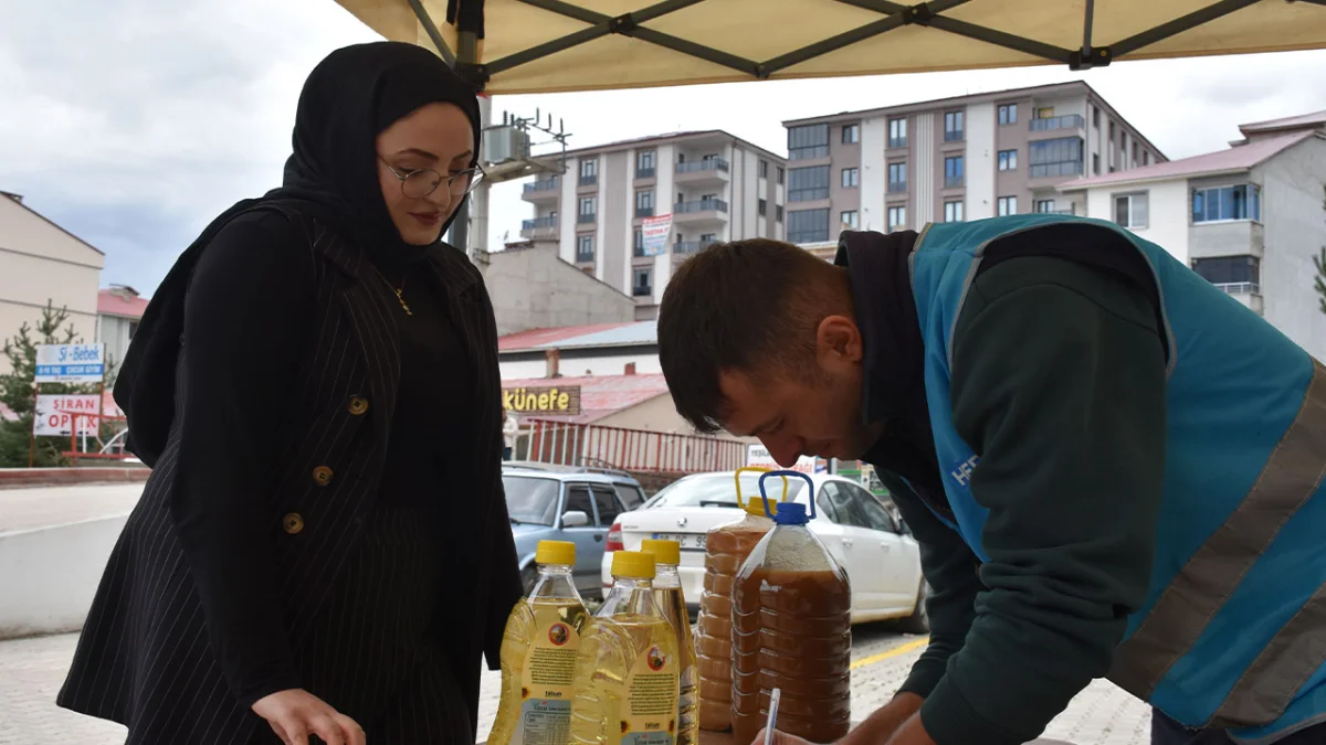 Gümüşhane’de atık yağını getirene ödül! Birinciye 3 çeyrek altın
