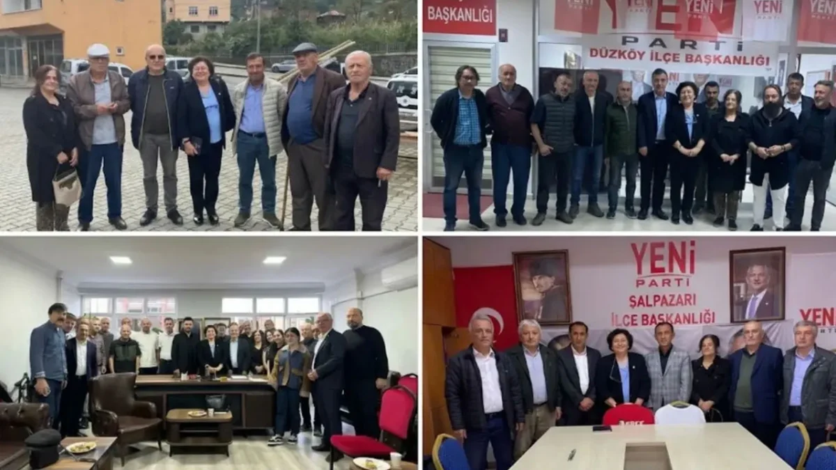 Güzide Önsel Uzun sahaya indi! İlçe ziyaretlerine başladı