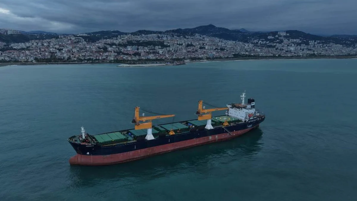 Karadeniz'de ölümcül dron saldırısına uğramıştı! ARINA A Trabzon açıklarında