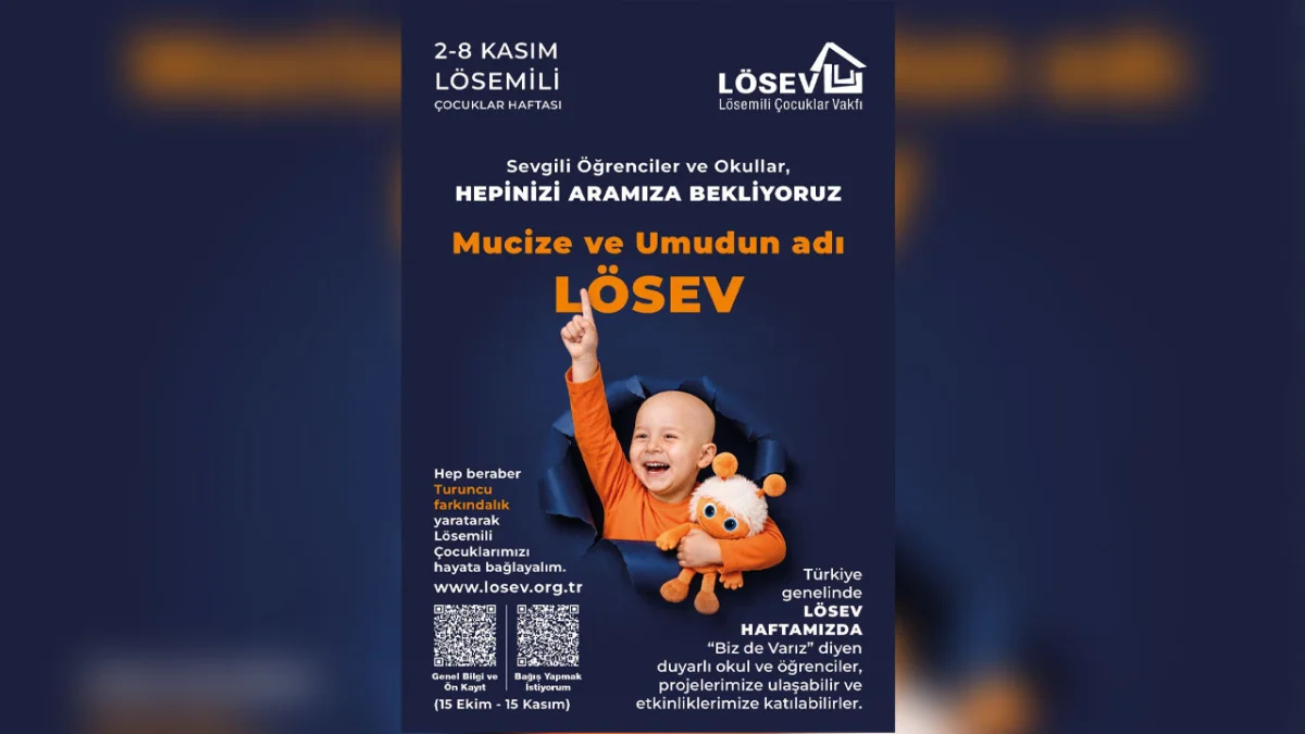 LÖSEV’den turuncu farkındalık hareketi! Türkiye’ye çağrı