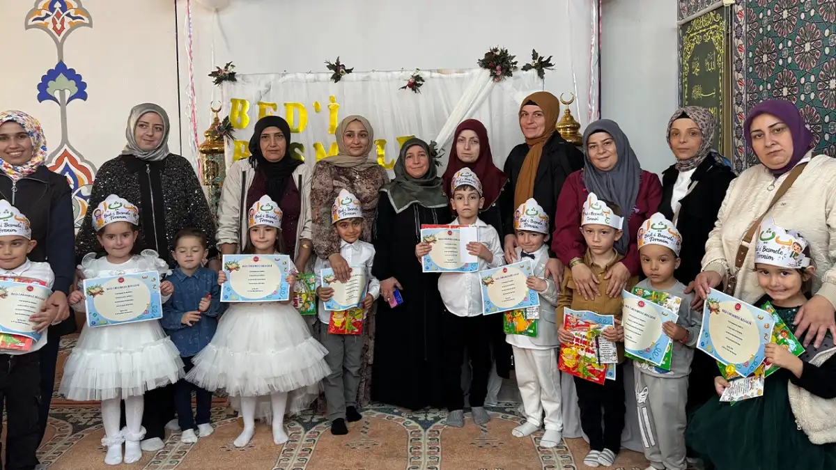 Ordu'da miniklerin 'Bed-i Besmele' heyecanı