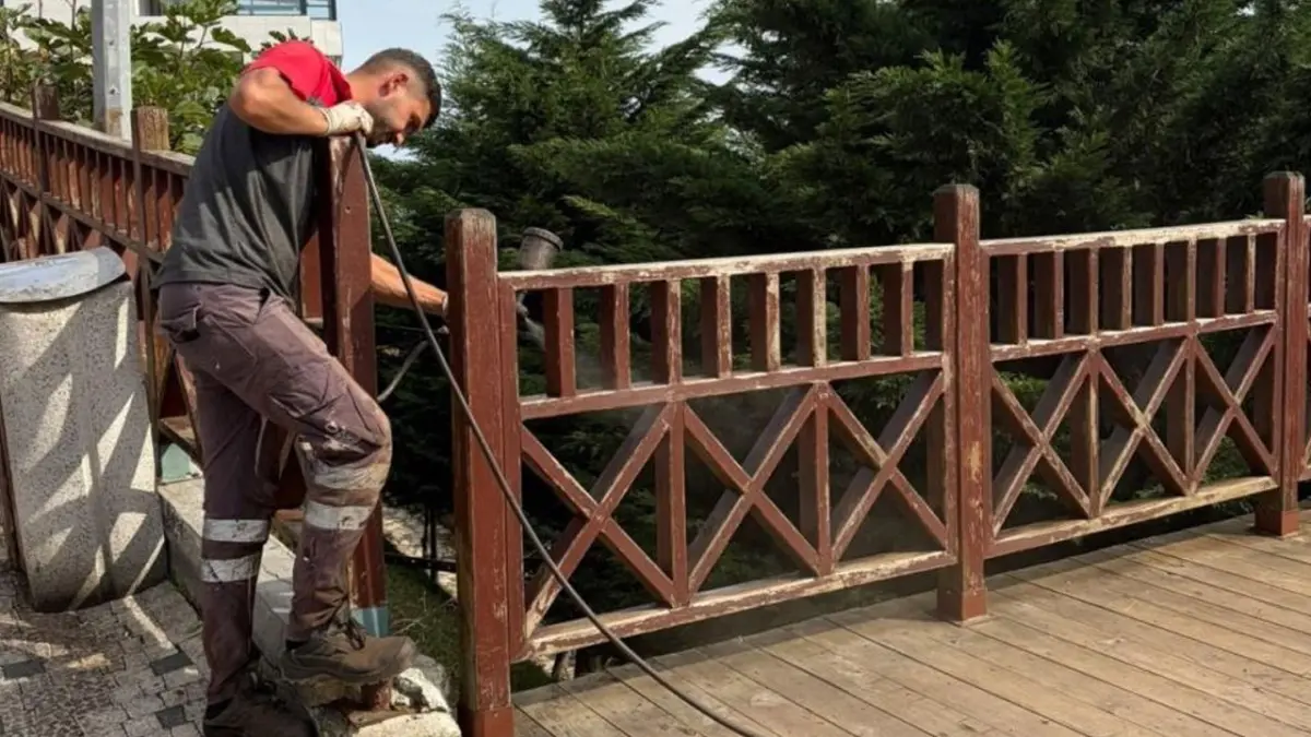Ordu’nun seyir terası Boztepe’de bakım çalışmaları başladı