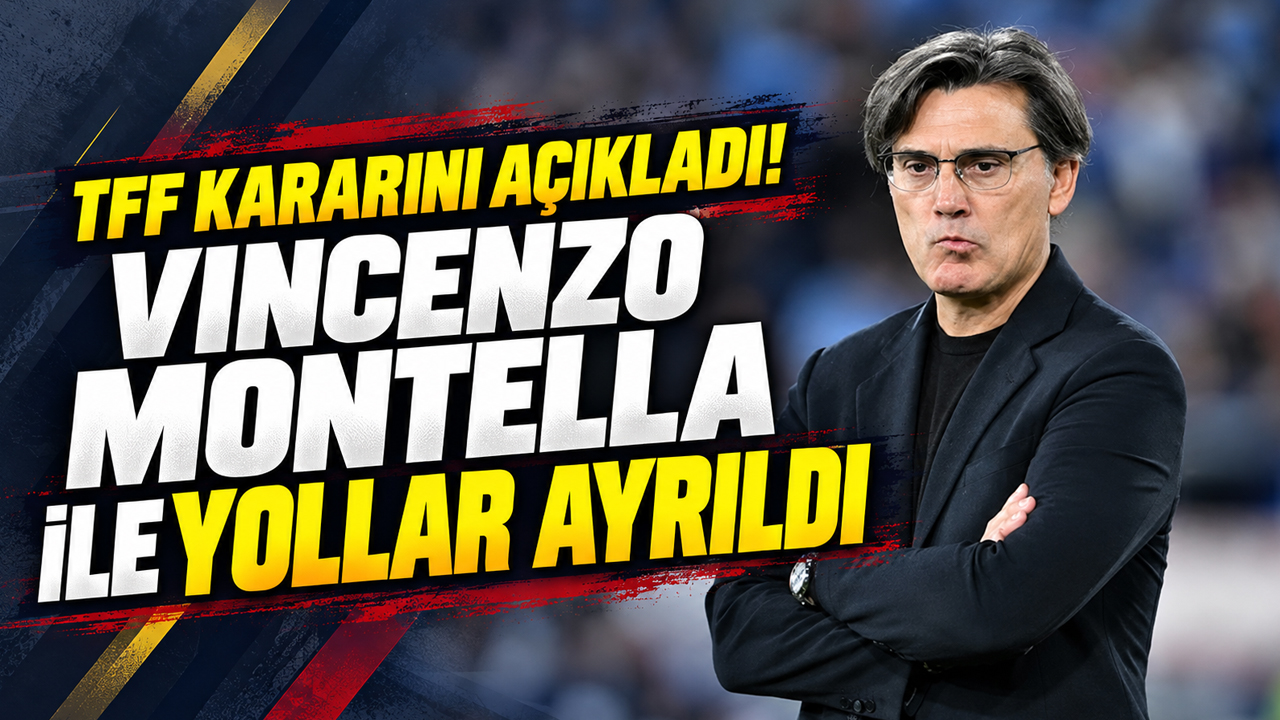 TFF kararını açıkladı! Vincenzo Montella ile yollar ayrıldı
