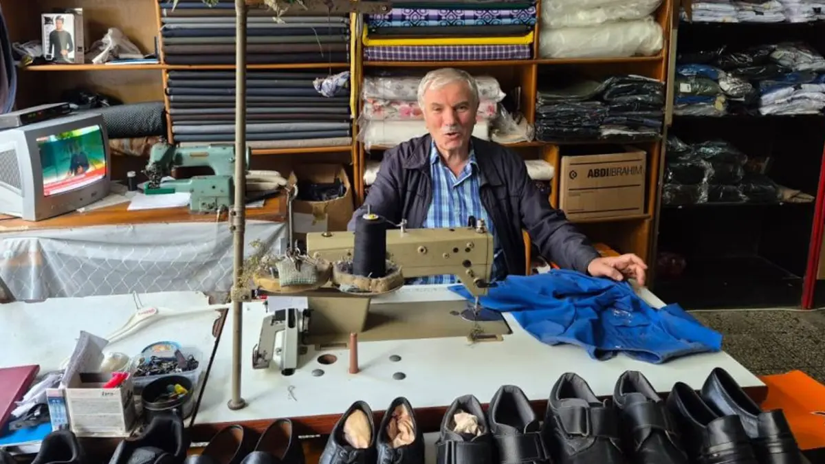 Trabzon’da 60 yıllık terzi! İsmail usta mesleğini yaşatıyor