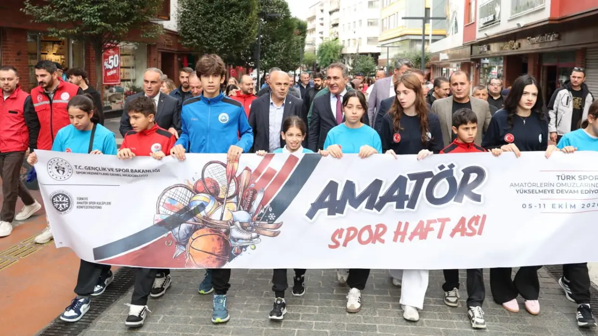 Trabzon’da Amatör Spor Haftası heyecanı başladı
