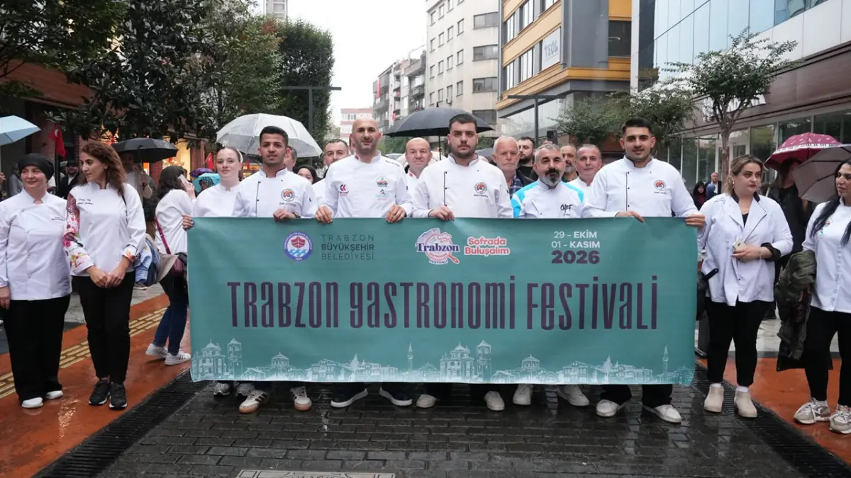 Trabzon’da Gastronomi  festivali coşkusu! Kortej yürüyüşüyle başladı