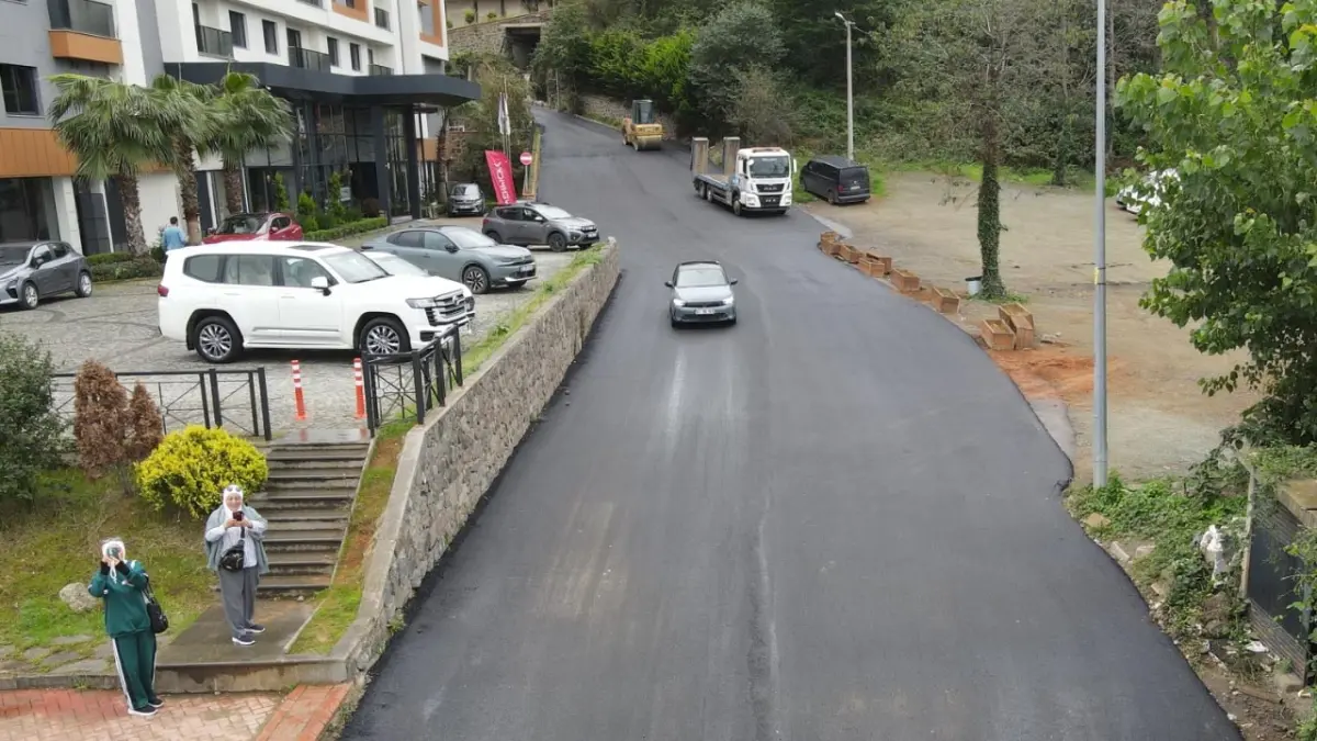 Trabzon Ortahisar’da vatandaşların talepleri karşılık buldu! Yollar asfaltlandı
