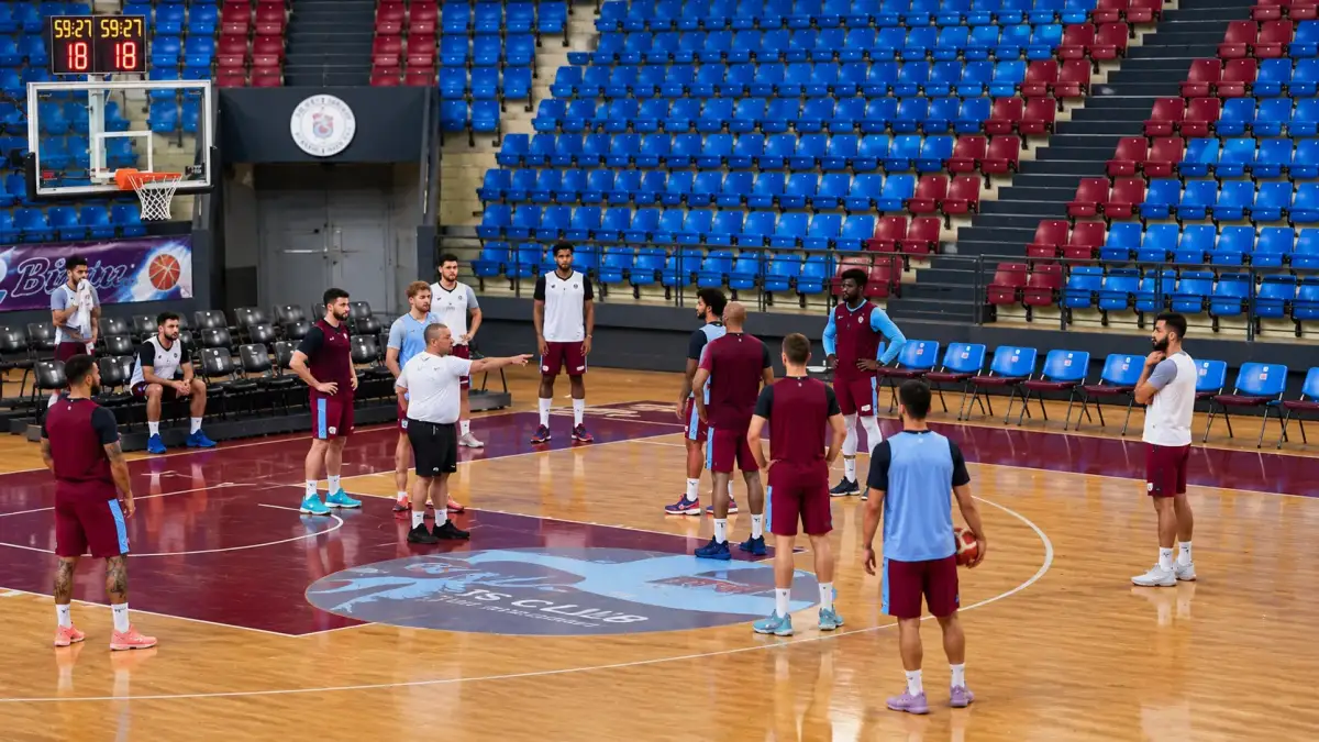 Trabzonspor Basketbol Takımı, Esenler Erokspor maçı hazırlıklarını tamamladı
