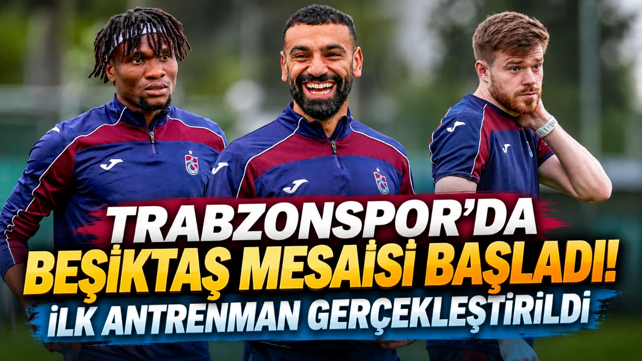 Trabzonspor'da Beşiktaş mesaisi başladı! İlk antrenman gerçekleştirildi