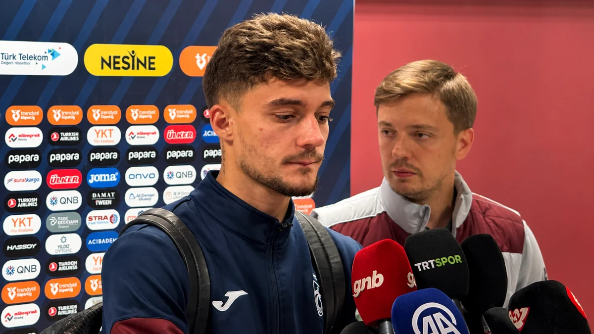 Trabzonspor'da Ernest Muçi'den galibiyet açıklaması! "Önemli bir başarıya imza atacağız"