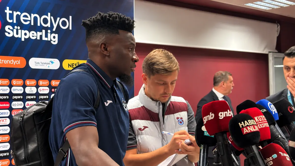 Trabzonspor'da Onana'dan galibiyet sonrası mesaj! "Doğru yolda ilerliyoruz"