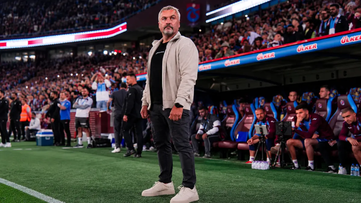Trabzonspor'da Thomas Reis'ten galibiyet mesajı! "Bir aile gibi mücadele ettik''