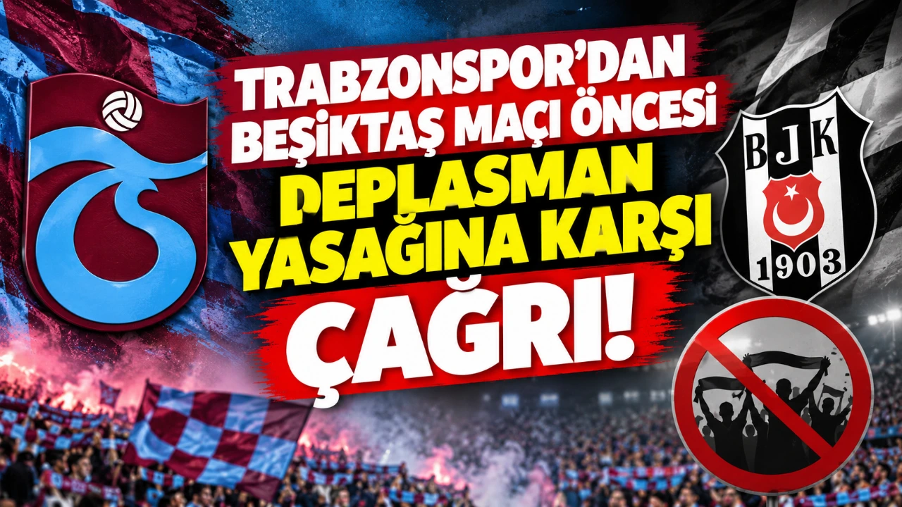 Trabzonspor’dan Beşiktaş maçı öncesi deplasman yasağına karşı çağrı!