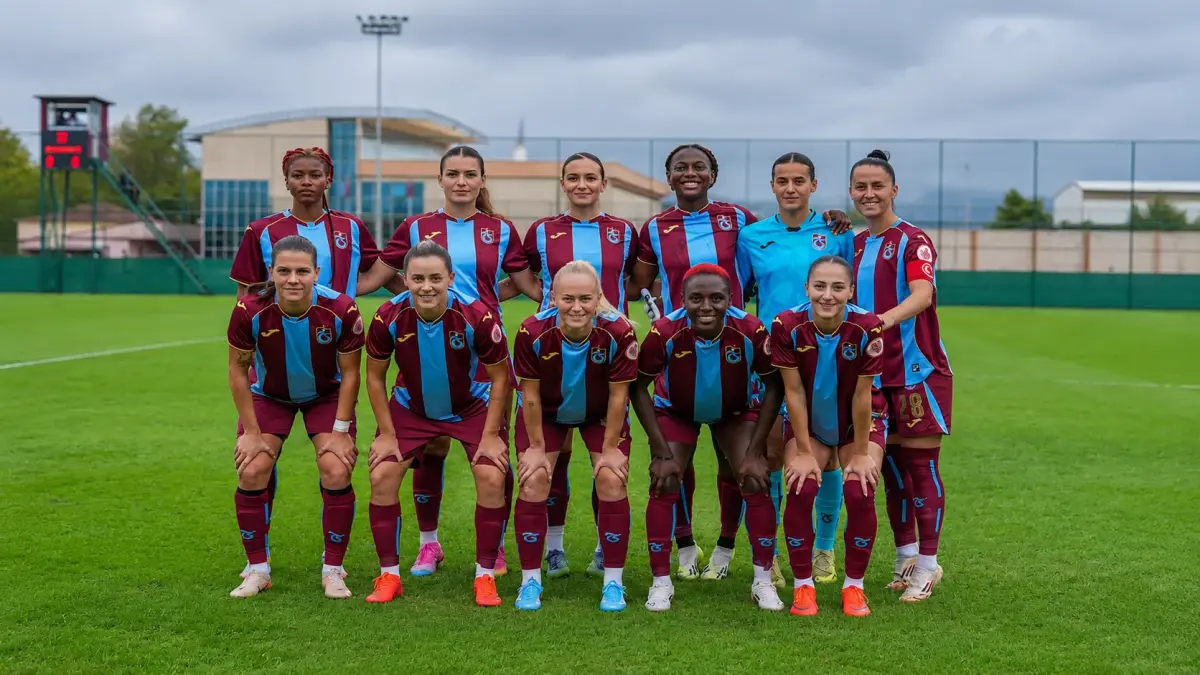 Trabzonspor Kadın Futbol Takımı'nın Haymana Spor maçı ilk 11'i belli oldu