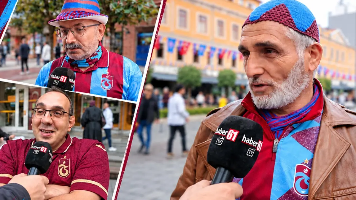 Trabzonspor maçı öncesi taraftar konuştu! "Biz Trabzonsporluyuz bizi kim alabilir"