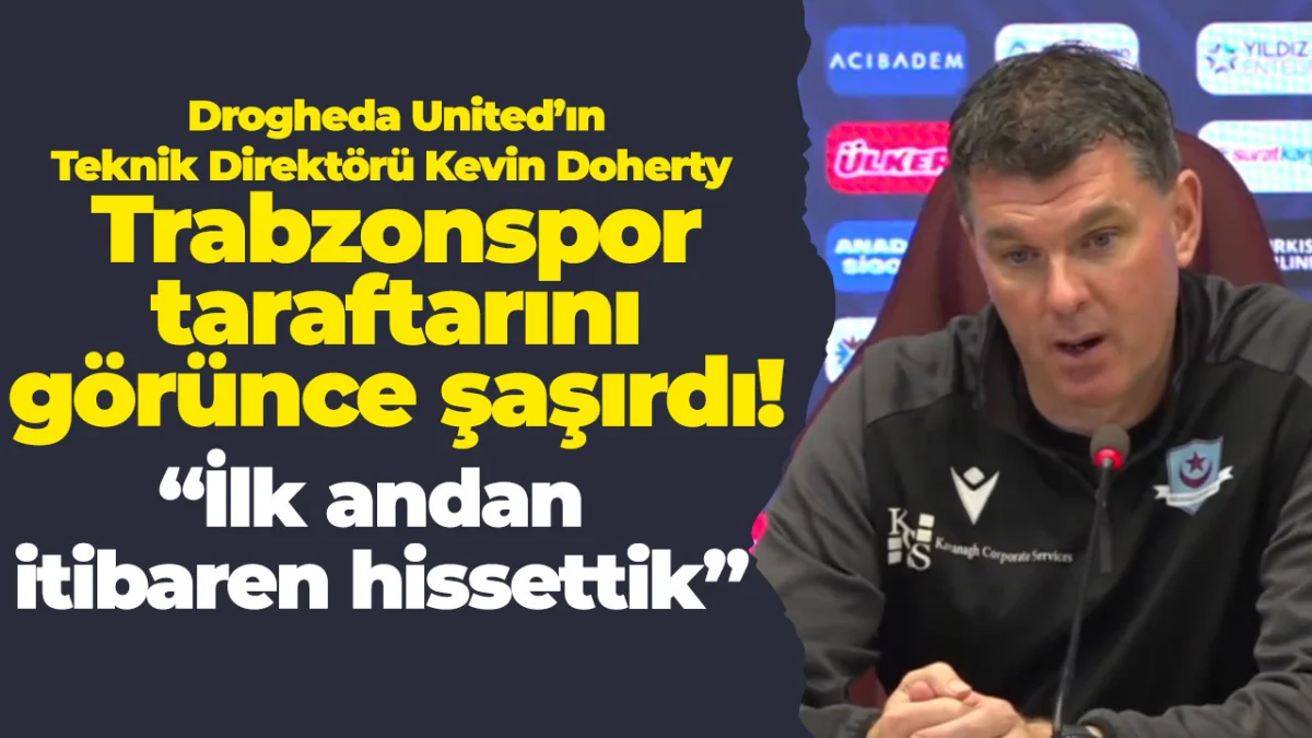 Trabzonspor taraftarını görünce şaşırdı! “İlk andan itibaren hissettik”