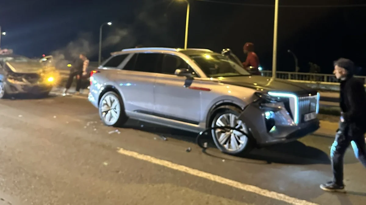 Trabzonspor'un kalecisi Andre Onana trafik kazası geçirdi!