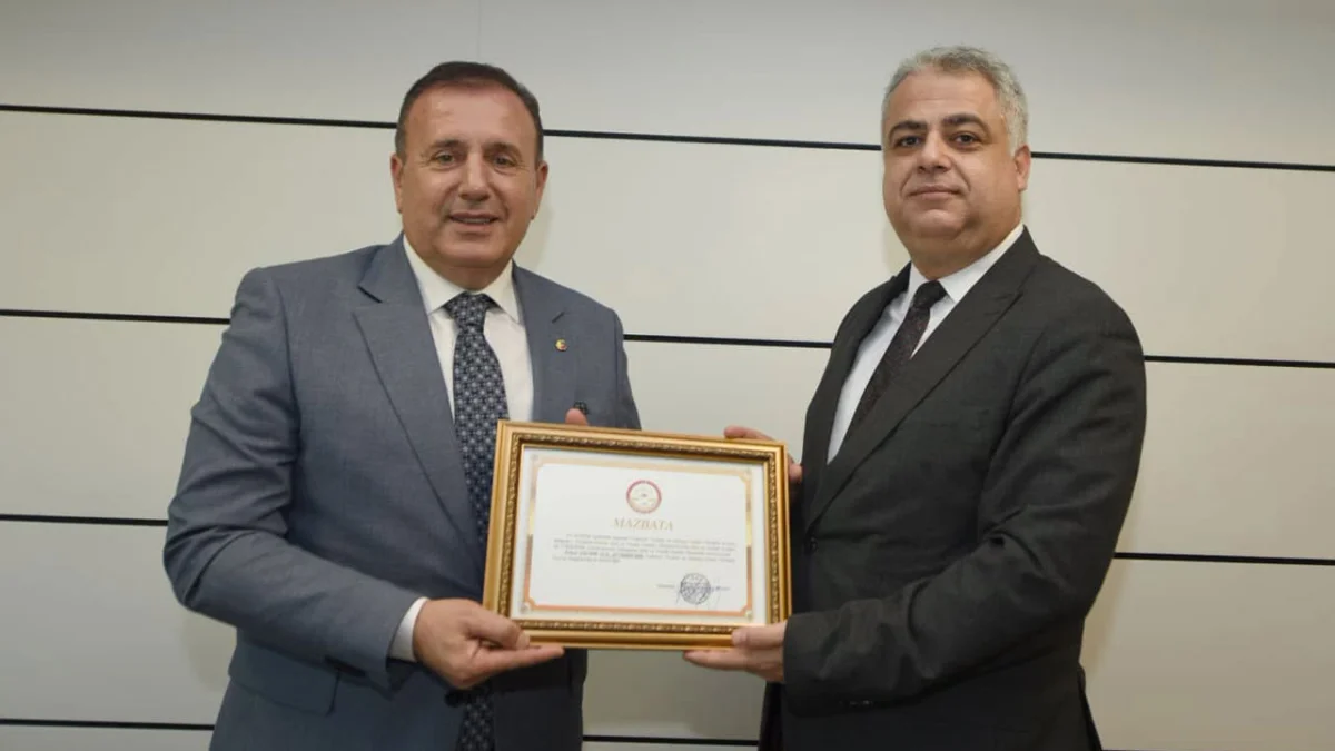 TTSO Başkanı Erkut Çelebi mazbatasını aldı "Trabzon'un ekonomik gücünü artıracağız"