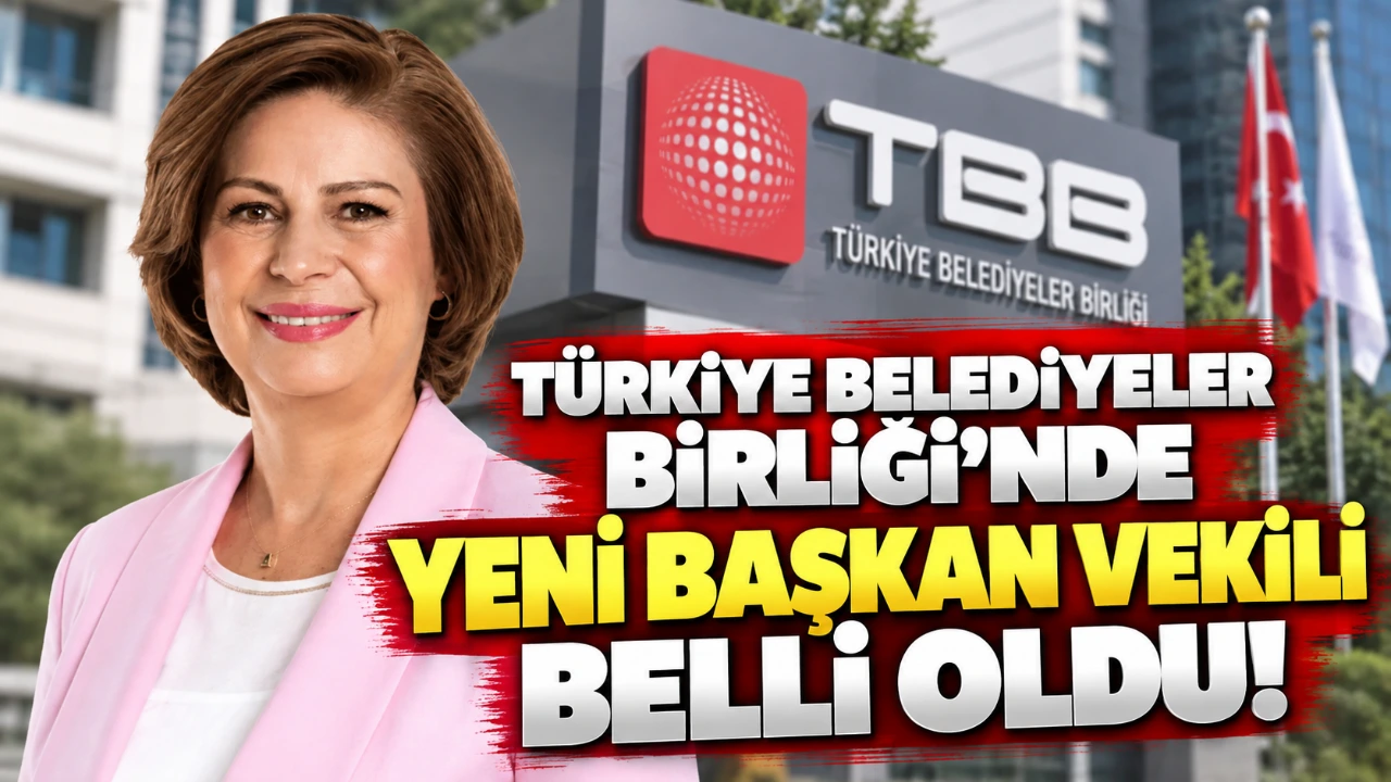 Türkiye Belediyeler Birliği’nde yeni başkan vekili belli oldu!